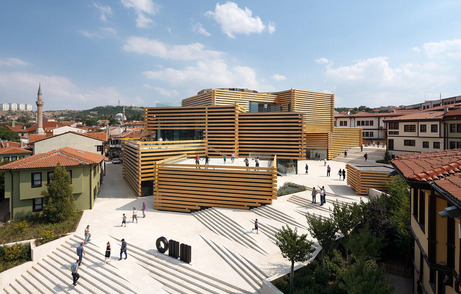 Cubes connect the district - Trä magazine
