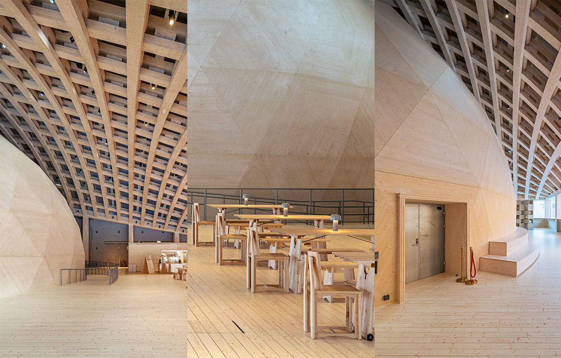 Wooden hall for visions and knowledge - Swedish Wood