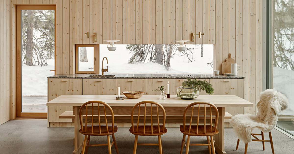 Flows and logic connect the interior - Swedish Wood