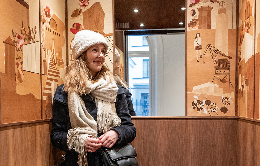 Big art in a small space - Swedish Wood